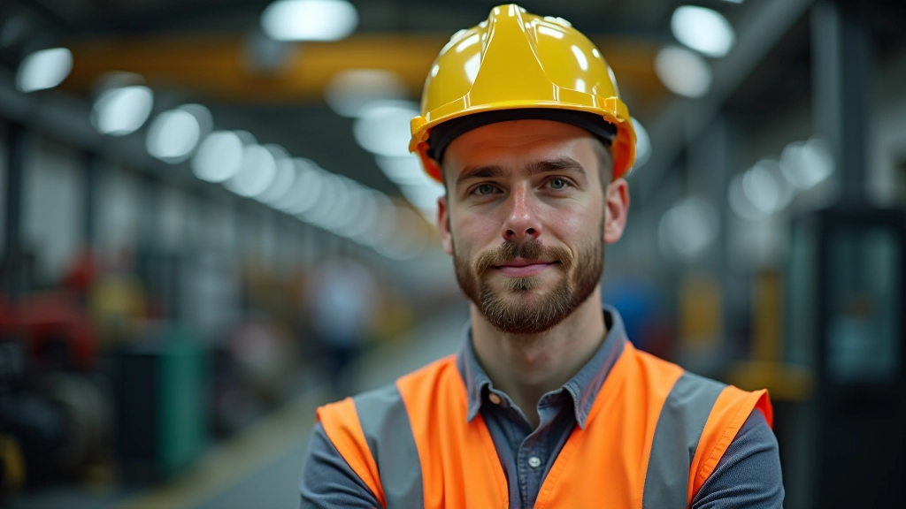 Pracovník v oděvu měří či analyzuje produkty v továrně